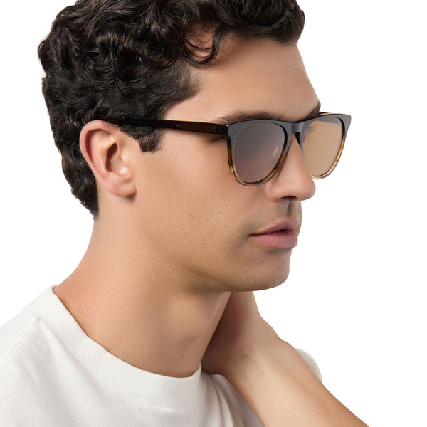 darren - mocha + brown + polarized sunglasses 5