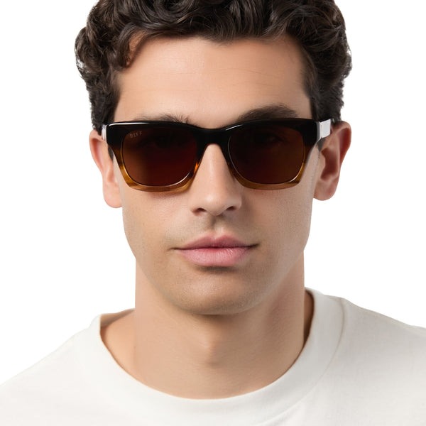 dean - mocha + brown + polarized sunglasses 4
