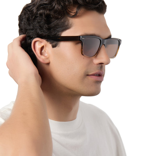 gino xl - mocha + brown + polarized sunglasses 5