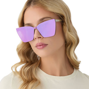 DIFF Eyewear Goldie XS Pink Sunglasses Diff - Goldie Xs Sunglasses for Women – ModaFrames main image 4