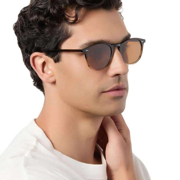 jaxson xl - mocha + brown + polarized sunglasses 5