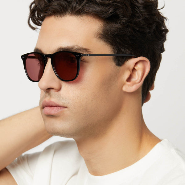 maxwell xl - black + mauve + polarized sunglasses 6