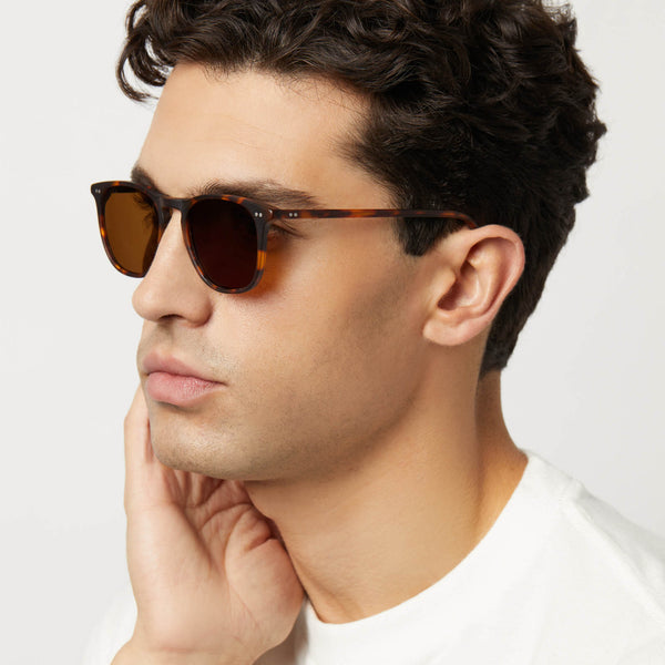 maxwell - matte rich tortoise + brown + polarized sunglasses 5