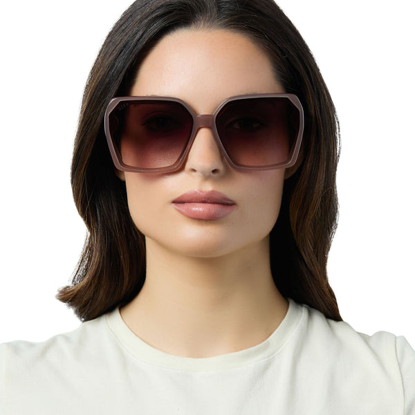 presley - macchiato + brown gradient sunglasses 7