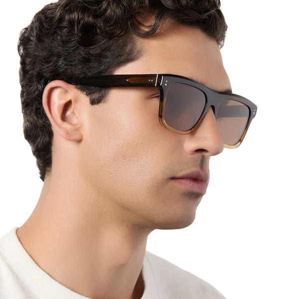 sammy - mocha + brown + polarized sunglasses 5