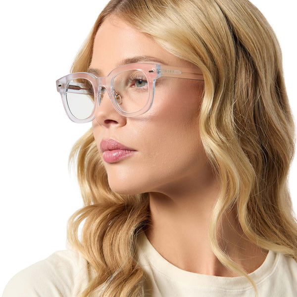 summer - opalescent pink + prescription glasses 1