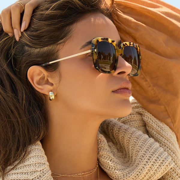 sandra - brown kombu + brown gradient + polarized sunglasses 5