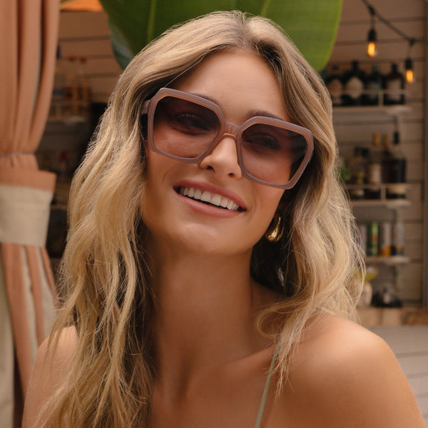 sloane - macchiato + brown gradient sunglasses 1