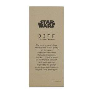 star wars x diff eyewear phantom menace 25 years anniversary card - back