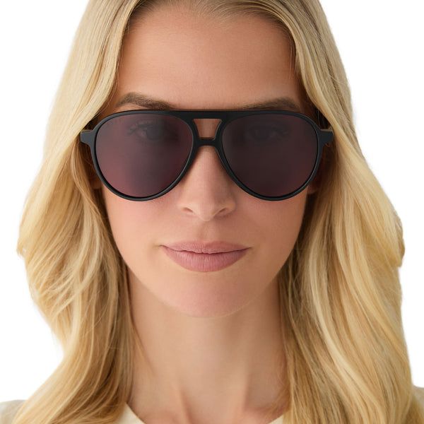 tosca ii - black + aubergine sunglasses 7