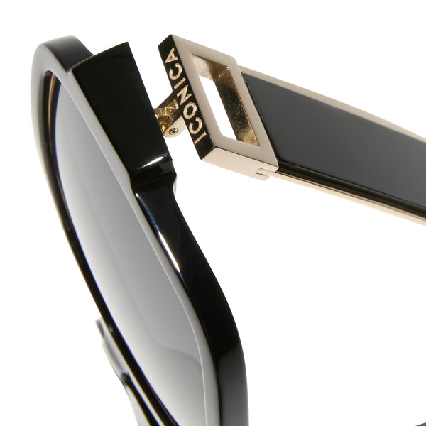 tina ii - black + grey + polarized sunglasses 4