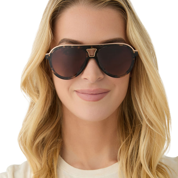 tosca iii - espresso tortoise + brown gradient + polarized sunglasses 7