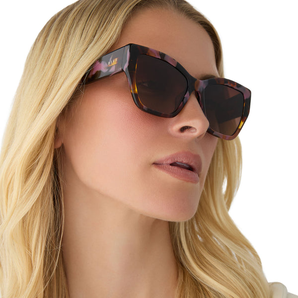 vivienne - torino tortoise + brown gradient sunglasses 7