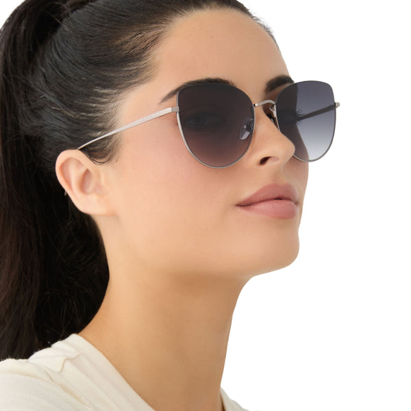 kinsley - gunmetal + grey gradient sunglasses 5