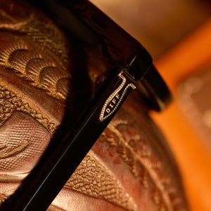 diff eyewear yellowstone beth sunglasses sequoia & blue green gradient temple detailed view