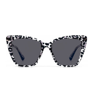 Undra - Bold Eyeglasses with Leopard Print | Vooglam