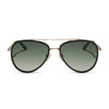 Color swatch for beverlin - zeppelin + tortoise + brown gradient polarized sunglasses