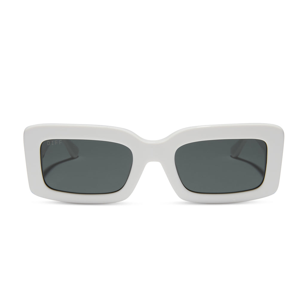 INDY - WHITE CLOUD + GREY + POLARIZED SUNGLASSES