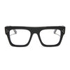 Color swatch for roberts - black + prescription glasses