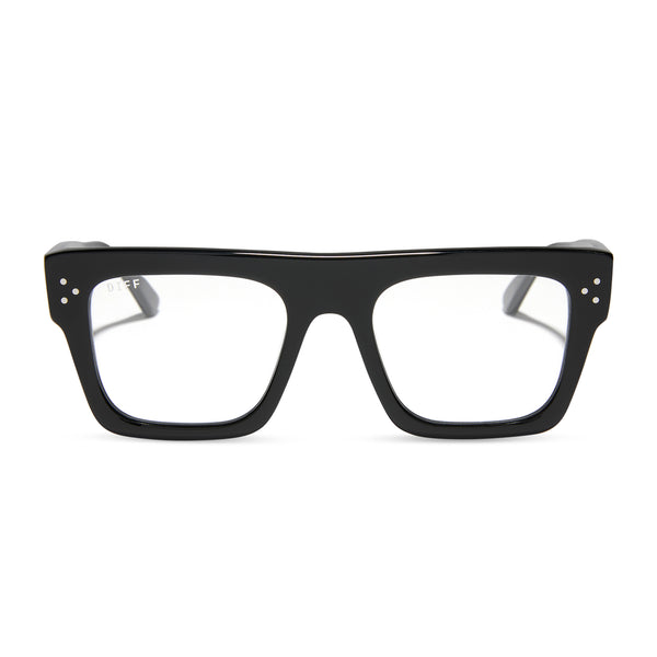 roberts - black + prescription glasses 0