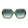 Color swatch for nola - sage crystal + g15 gradient + polarized sunglasses