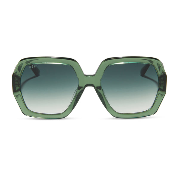 nola - sage crystal + g15 gradient + polarized sunglasses