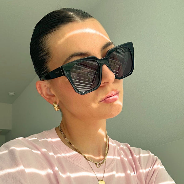 ariana ii - black + grey sunglasses 7