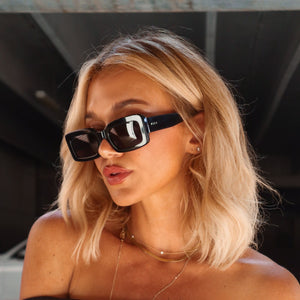 DIFF x SEPHORA Women\'s Indy 51mm Rectangle Sunglasses DIFF Eyewear Women main image 4