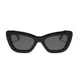 ADRIANA - BLACK + GREY + POLARIZED SUNGLASSES