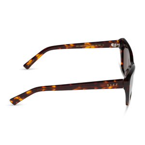 Adriana Cateye Sunglasses | Rich Tortoise & Brown | DIFF Eyewear display picture 1