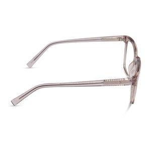 Alex Square Readers | Light Pink Crystal | DIFF Eyewear
