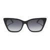 Color swatch for alina - black + grey gradient sunglasses