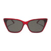 Color swatch for alina - black + grey gradient sunglasses