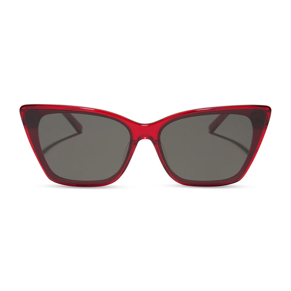 alina - red hot summer + grey sunglasses