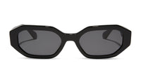 swatch for ALLEGRA - BLACK + GREY SUNGLASSES