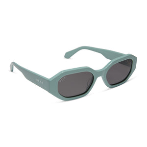 ALLEGRA - STEEL TEAL + GREY + POLARIZED SUNGLASSES