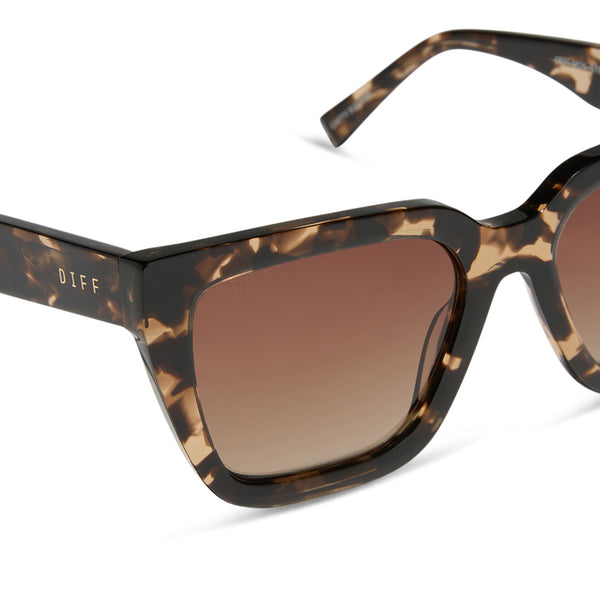 amara - espresso tortoise + brown gradient + polarized sunglasses 4