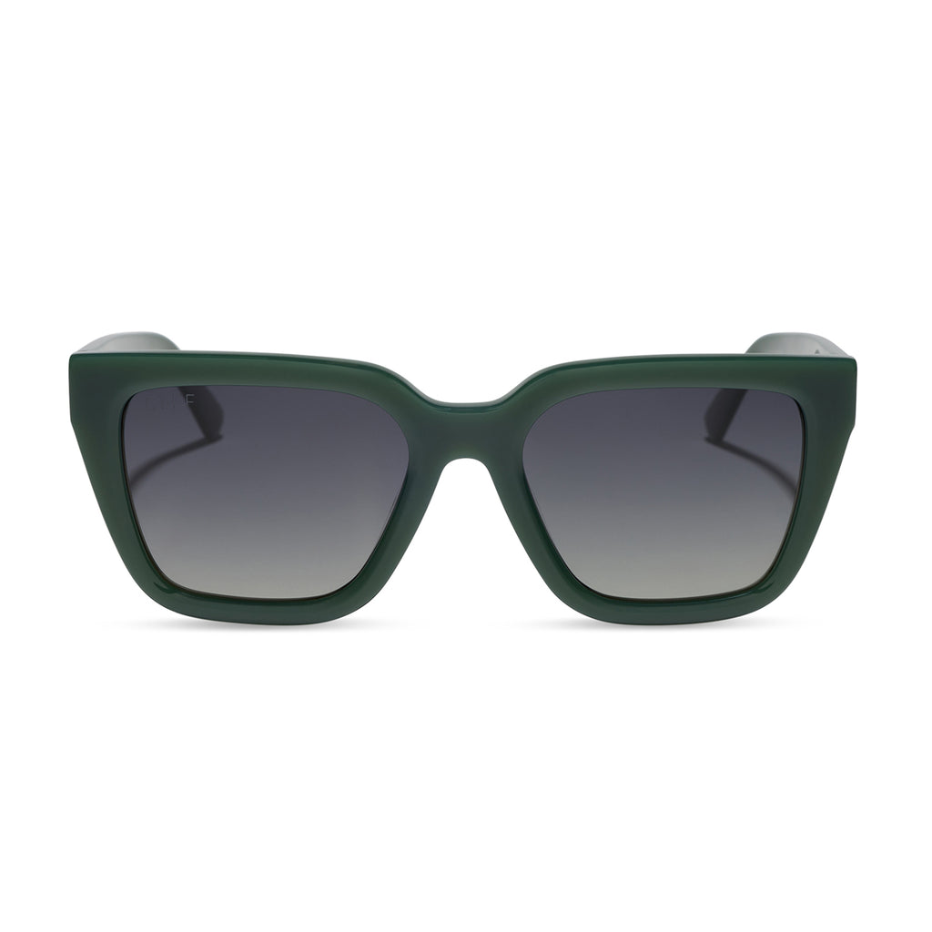 AMARA - FAIRWAY GREEN + GREY GRADIENT + POLARIZED SUNGLASSES