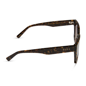 AMARA - GLITTER TORTOISE + BROWN GRADIENT + POLARIZED SUNGLASSES