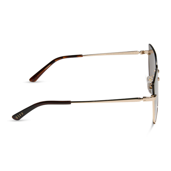 analise - gold w sequoia tort temple tips + brown polarized sunglasses 3