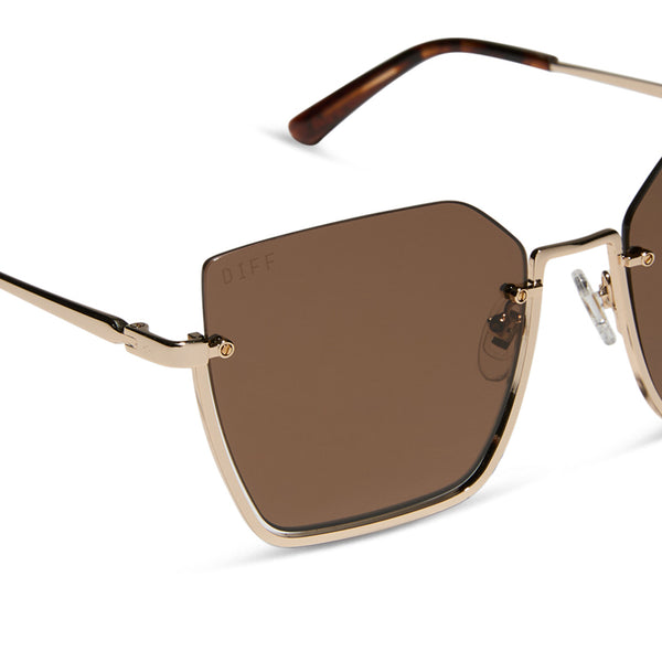 analise - gold w sequoia tort temple tips + brown polarized sunglasses 4