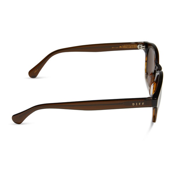 arlo - mocha + brown + polarized sunglasses 3
