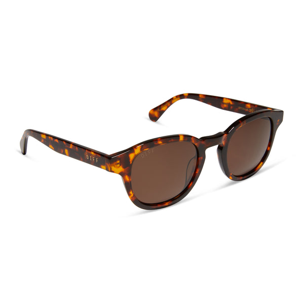 arlo xl - rich tortoise + brown + polarized sunglasses 2