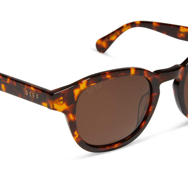 arlo xl - rich tortoise + brown + polarized sunglasses 4