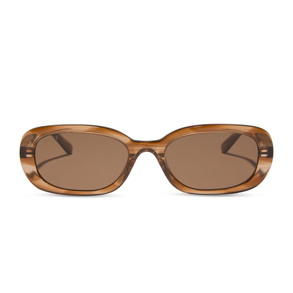 aspyn ovard - cove + tortoise + brown sunglasses