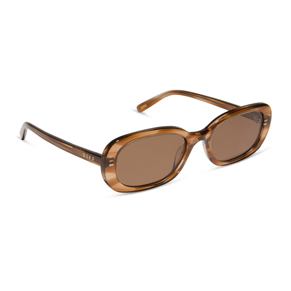 aspyn ovard - cove + tortoise + brown sunglasses 2