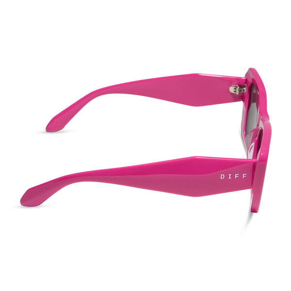 aura - bright pink + grey sunglasses 2