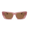 Color swatch for aura - bright pink + grey sunglasses
