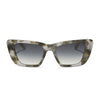 Color swatch for aura - wild tortoise + brown gradient sunglasses