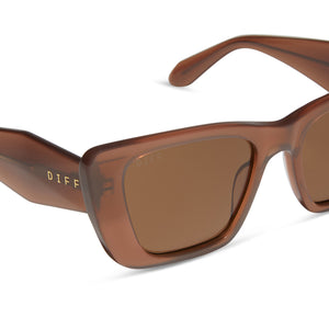 AURA - MACCHIATO + BROWN + POLARIZED SUNGLASSES